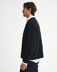 Cable Crew Sweater