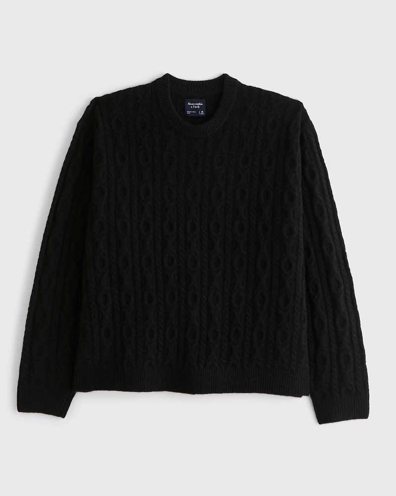Cable Crew Sweater