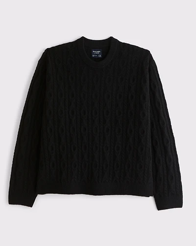 Cable Crew Sweater