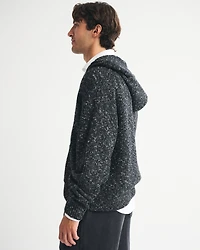 Full-Zip Hooded Sweater