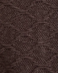 Crochet-Style Button-Through Sweater Polo