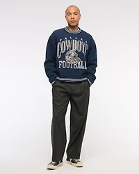 Dallas Cowboys Graphic Crew Sweater