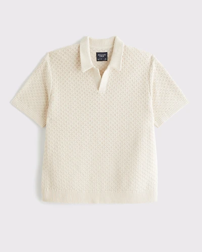 Casual Johnny Collar Sweater Polo