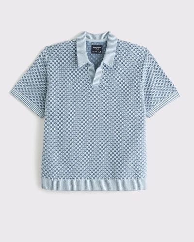 Casual Johnny Collar Sweater Polo