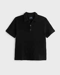 3-Button Sweater Polo