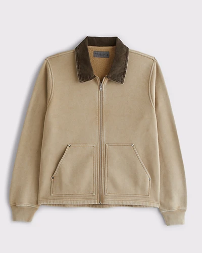 Essential Fold-Down Full-Zip Jacket