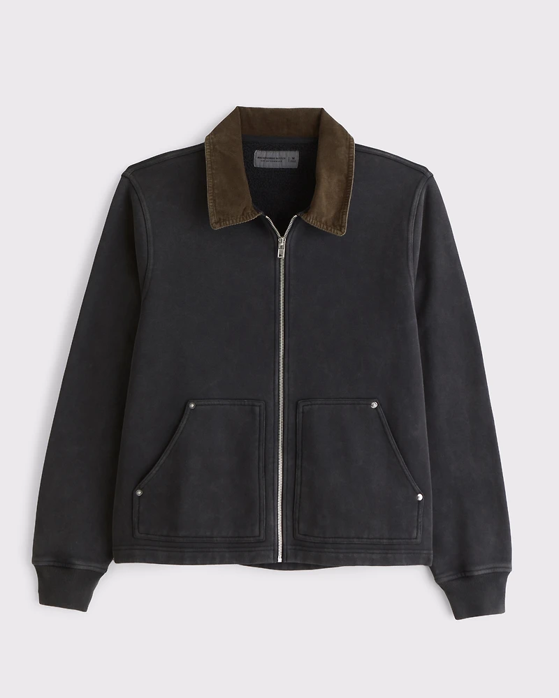 Essential Fold-Down Full-Zip Jacket