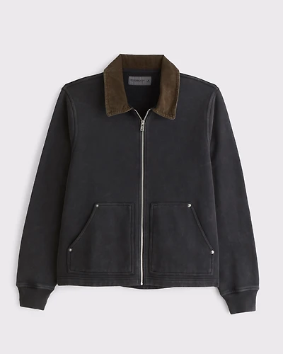 Essential Fold-Down Full-Zip Jacket