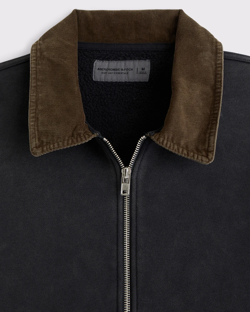 Essential Fold-Down Full-Zip Jacket