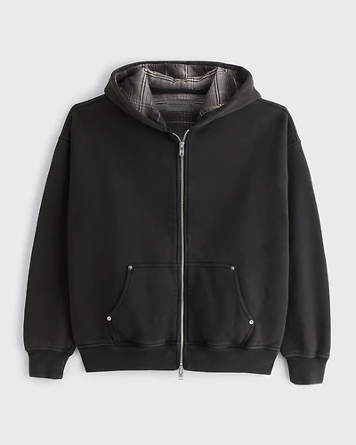 Essential Lined Full-Zip Hoodie