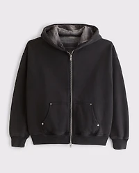 Essential Lined Full-Zip Hoodie