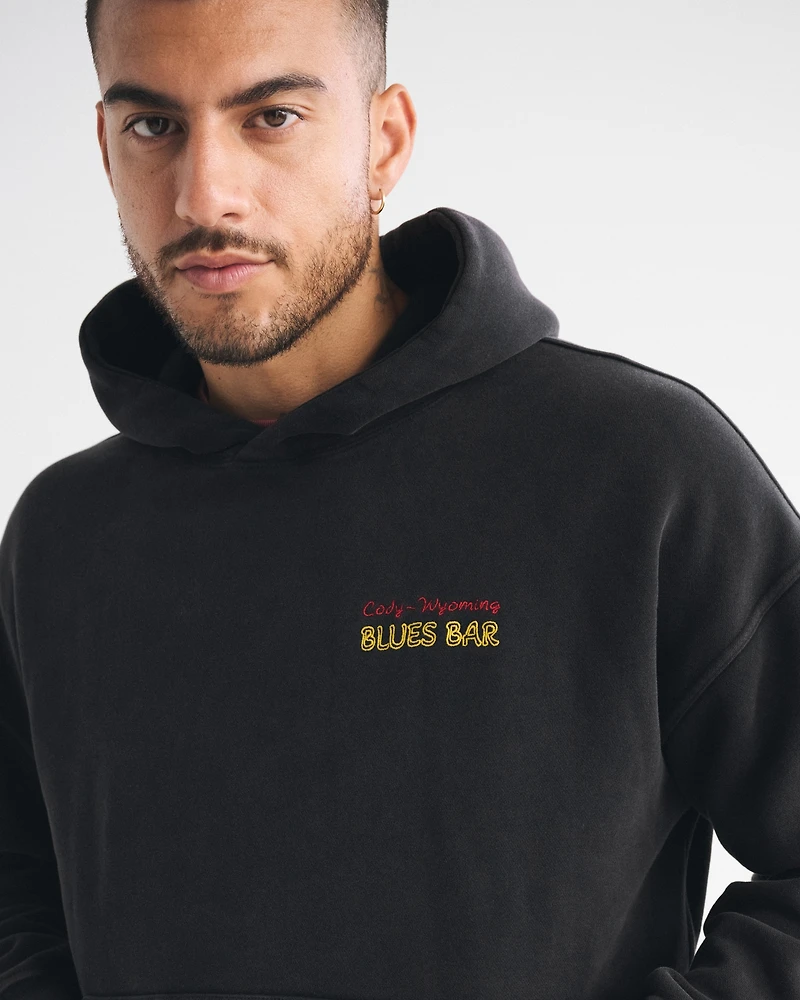 Graphic Popover Hoodie