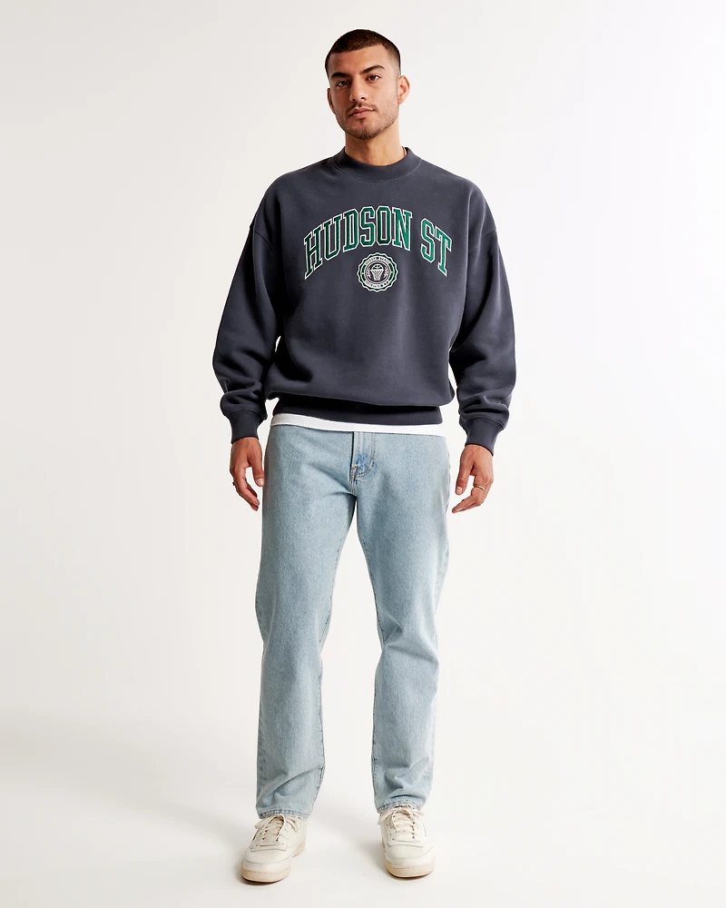 Varsity Graphic Crew Sweatshirt