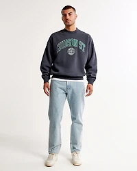 Varsity Graphic Crew Sweatshirt