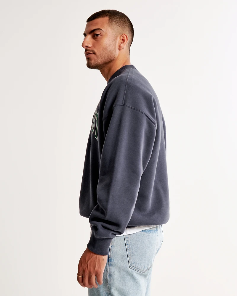 Varsity Graphic Crew Sweatshirt