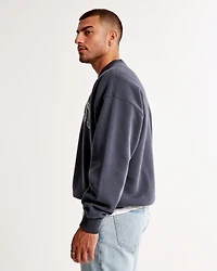 Varsity Graphic Crew Sweatshirt