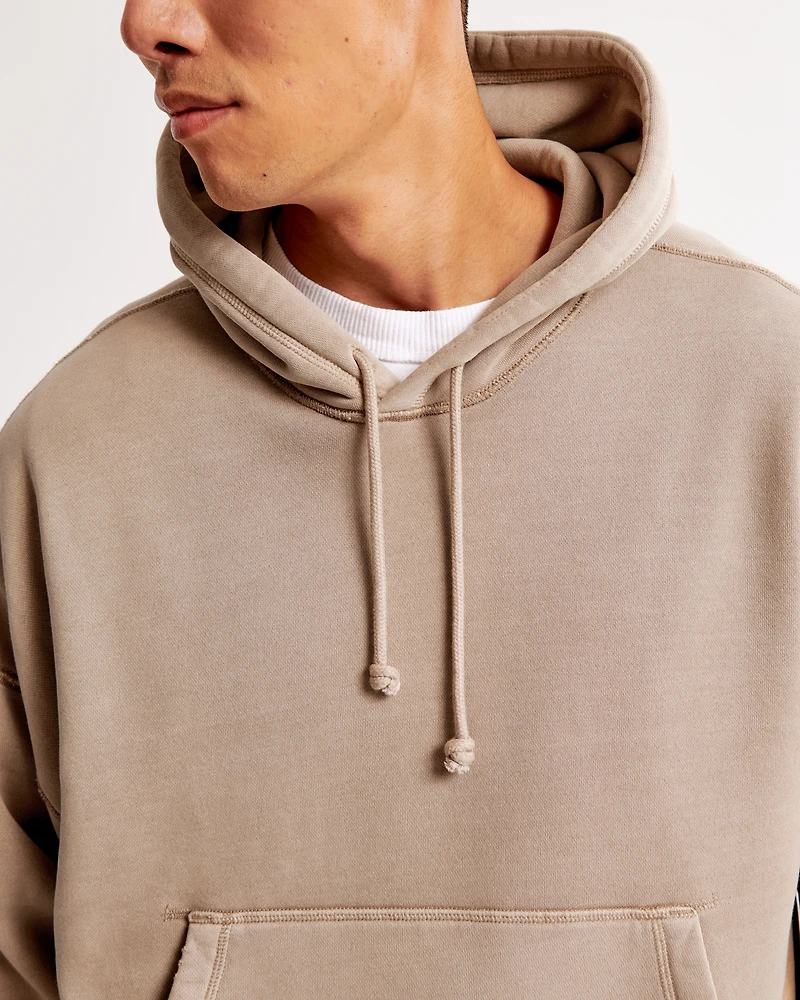 Essential Cropped Popover Hoodie