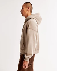 Essential Cropped Popover Hoodie