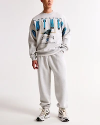 Carolina Panthers Graphic Crew Sweatshirt