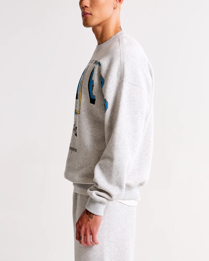 Carolina Panthers Graphic Crew Sweatshirt