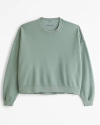 Cropped Essential Crew Sweatshirt