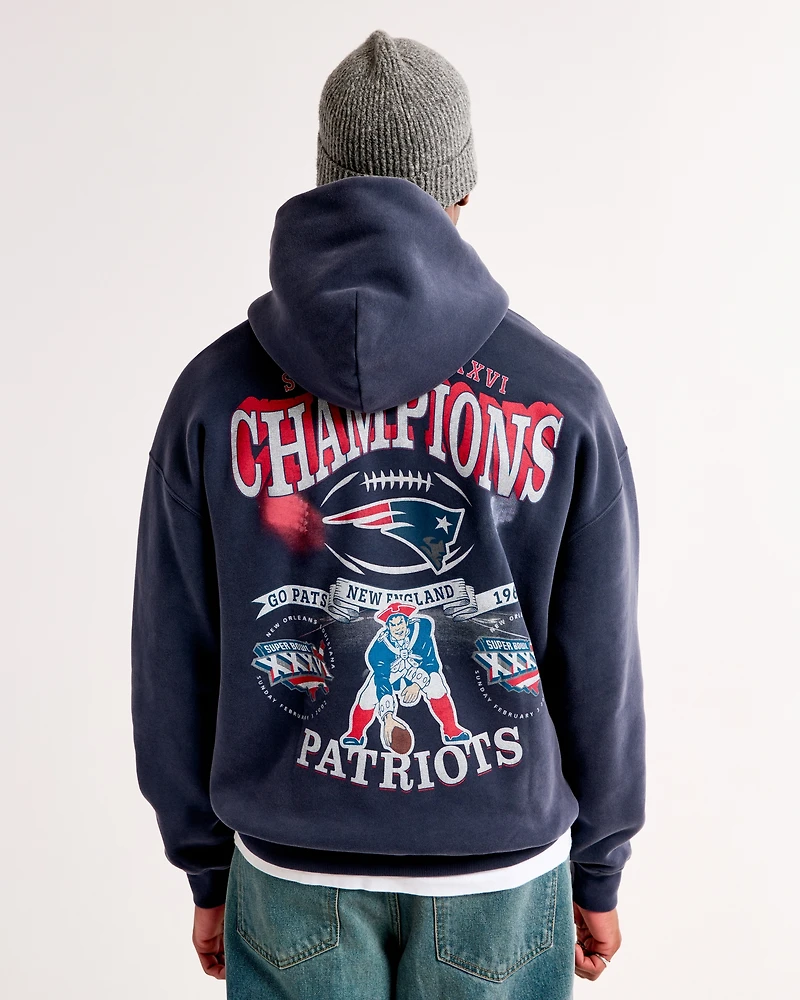Sudadera con capucha sin cierres gráfico de los Detroit Lions