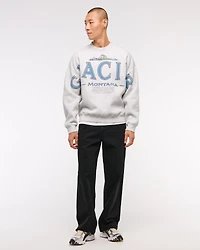 Glacier Graphic Crew Sweatshirt