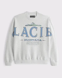 Glacier Graphic Crew Sweatshirt