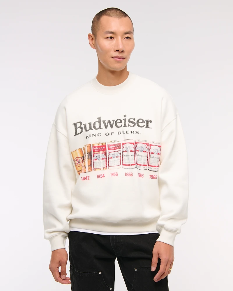Budweiser Graphic Crew Sweatshirt