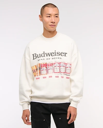 Budweiser Graphic Crew Sweatshirt