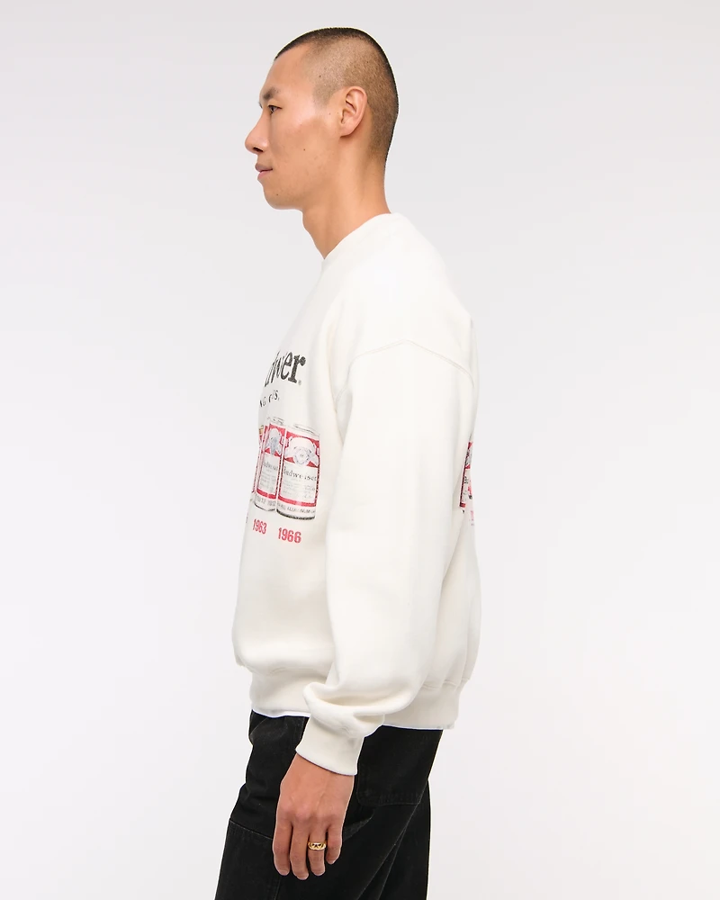 Budweiser Graphic Crew Sweatshirt