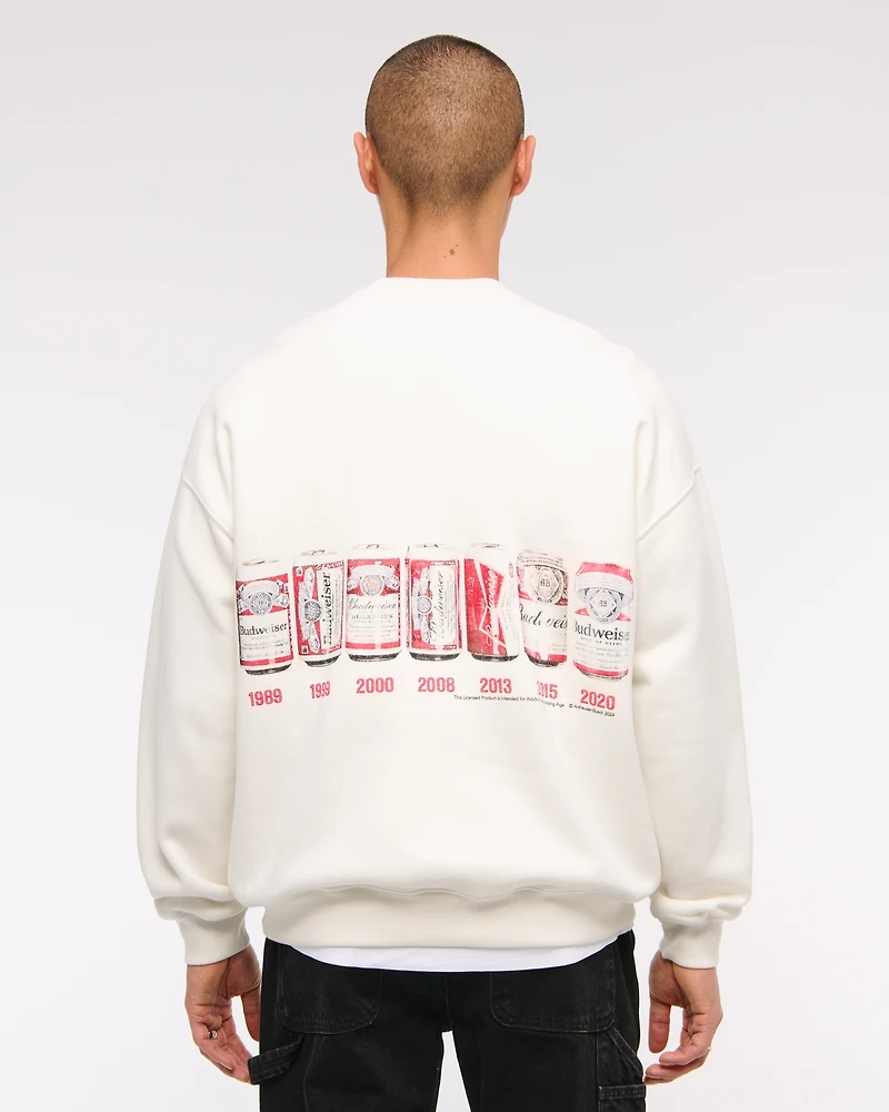 Budweiser Graphic Crew Sweatshirt