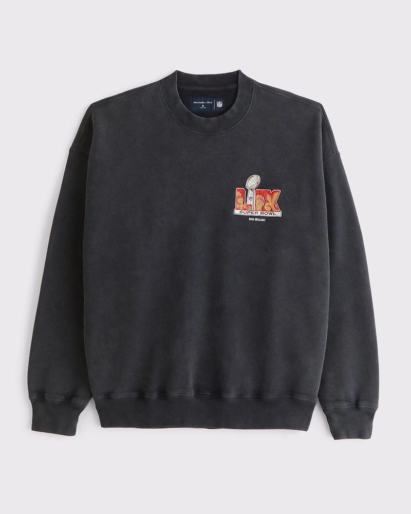 Super Bowl Graphic Crew Sweatshirt