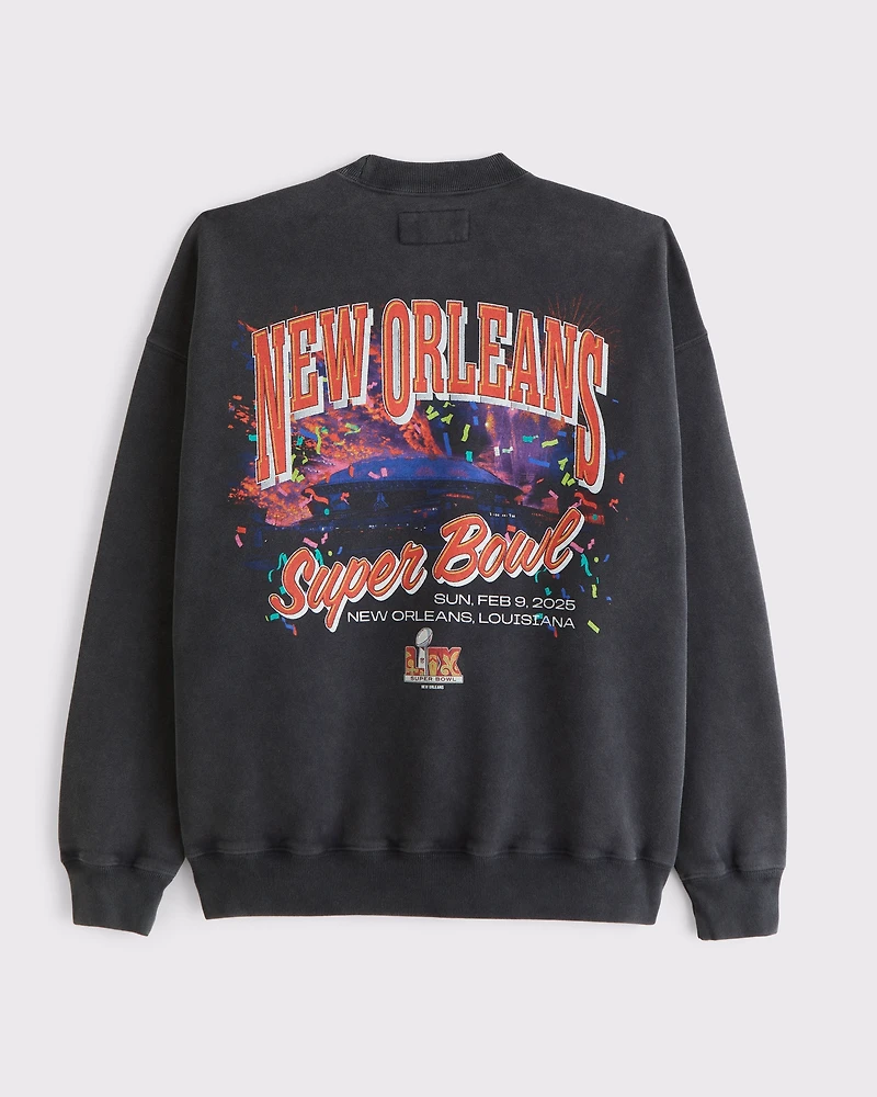 Super Bowl Graphic Crew Sweatshirt