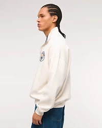 Manchester City FC Graphic Half-Zip Sweatshirt