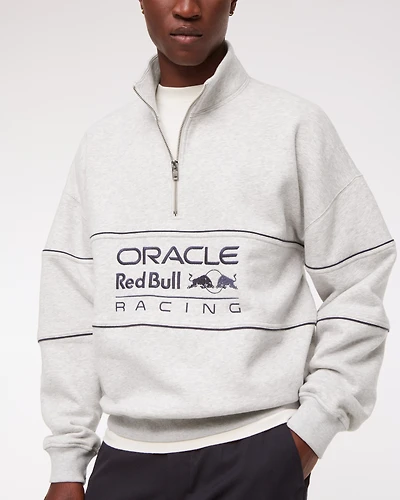 Sudadera con media cremallera y gráfico de Oracle Red Bull Racing