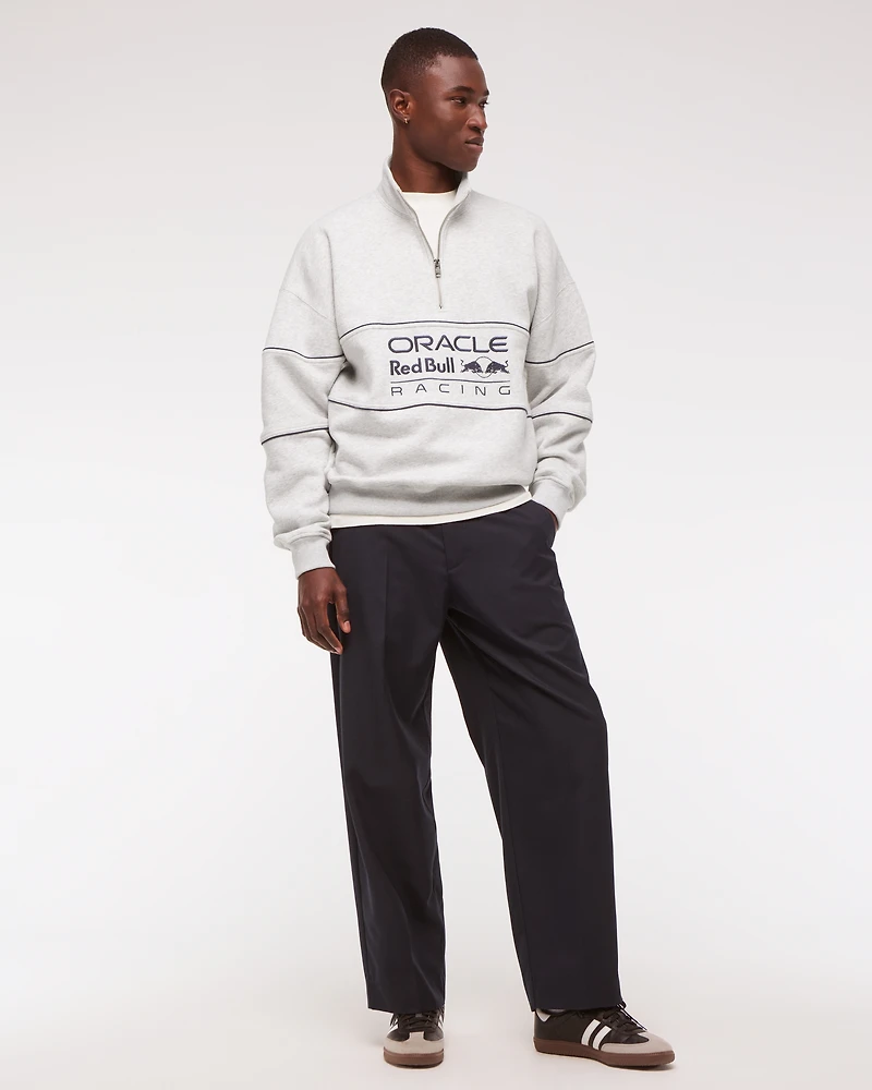 Sudadera con media cremallera y gráfico de Oracle Red Bull Racing