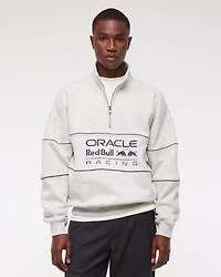 Sudadera con media cremallera y gráfico de Oracle Red Bull Racing