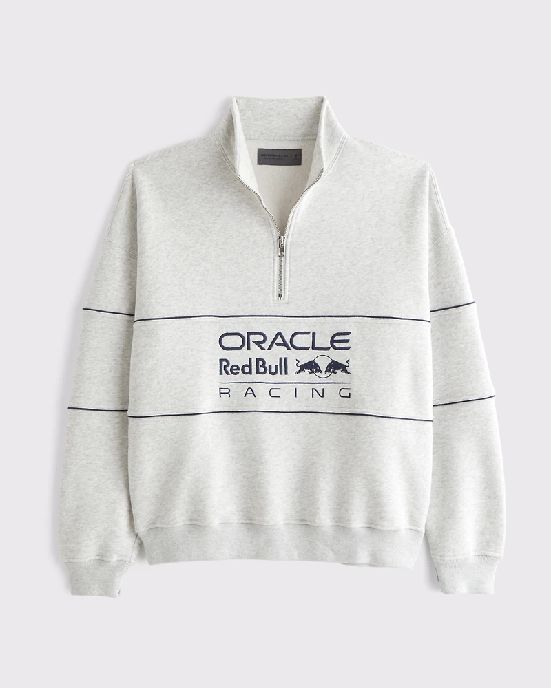 Sudadera con media cremallera y gráfico de Oracle Red Bull Racing