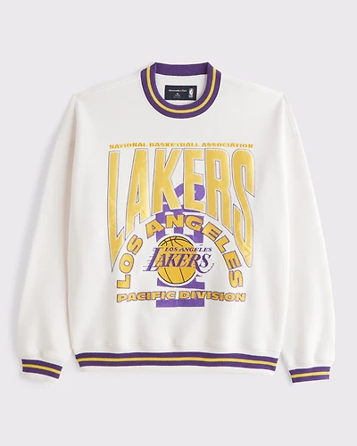Los Angeles Lakers Graphic Crew Sweatshirt
