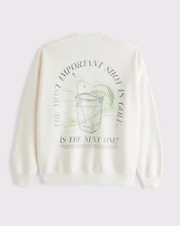 Golf Graphic Crew Sweatshirt