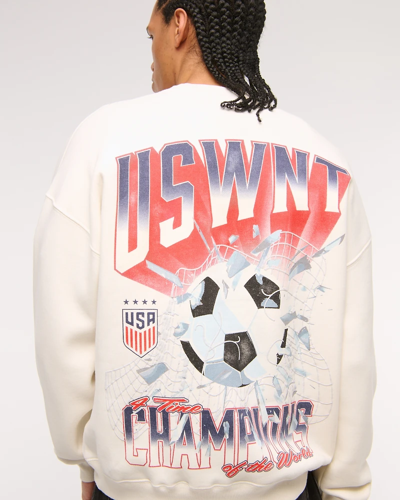 Manchester City FC Graphic Crew Sweatshirt