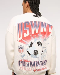 Manchester City FC Graphic Crew Sweatshirt