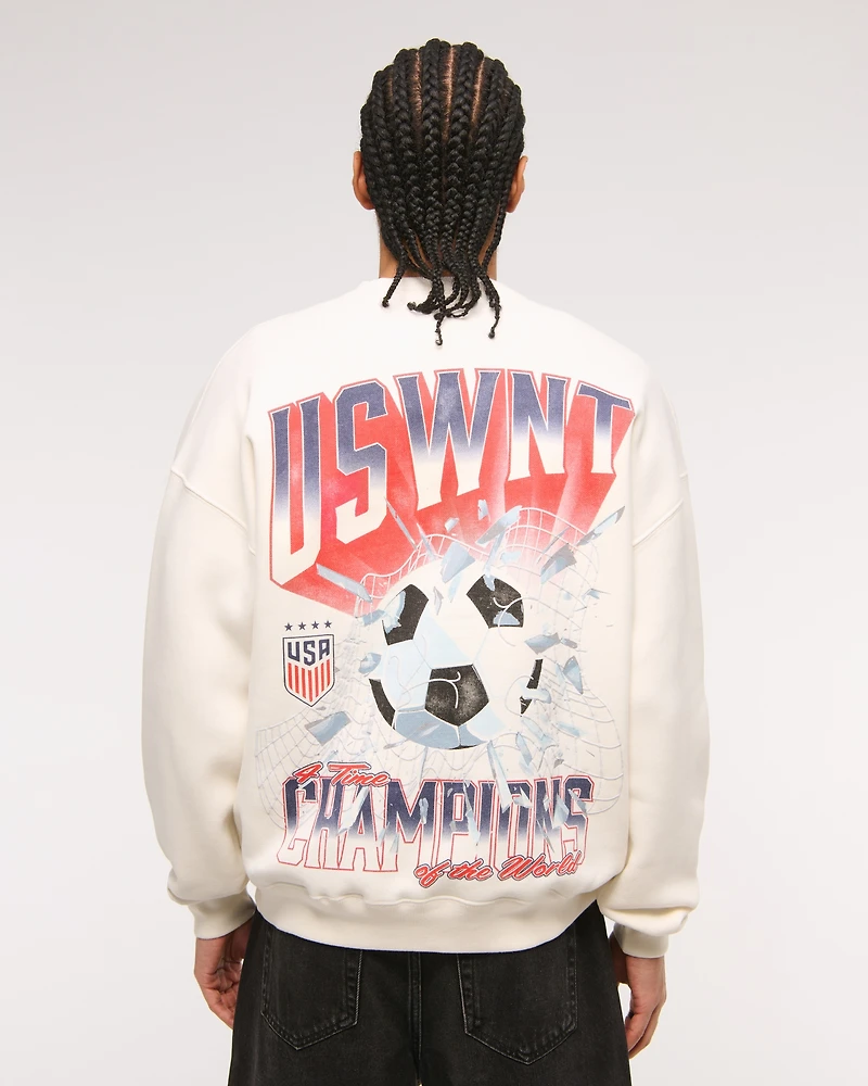 Manchester City FC Graphic Crew Sweatshirt