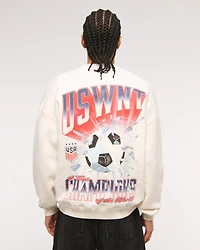 Manchester City FC Graphic Crew Sweatshirt