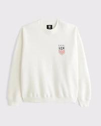 Manchester City FC Graphic Crew Sweatshirt