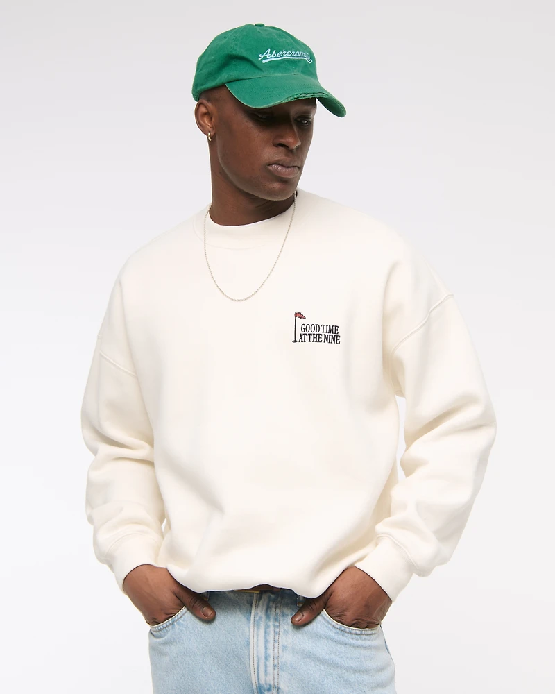 Golf Graphic Crew Sweatshirt