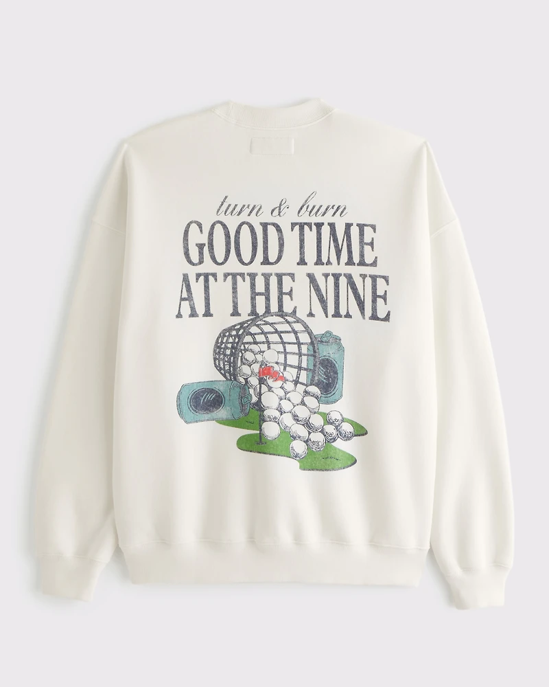 Golf Graphic Crew Sweatshirt