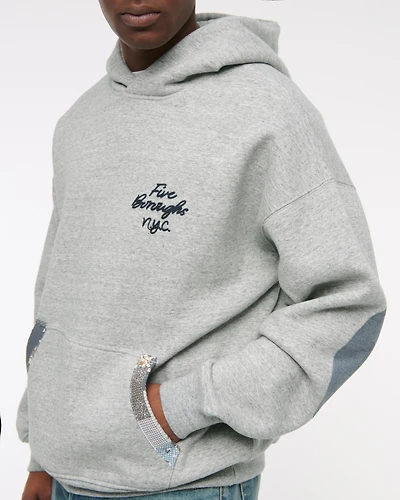 New York Graphic Popover Hoodie