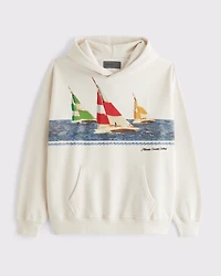 Nautical Graphic Popover Hoodie